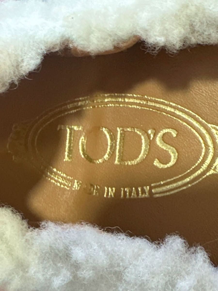 Tod's White Shearling Ankle Strap Ballet flats UK 6 EU 39 👠 - Reliked