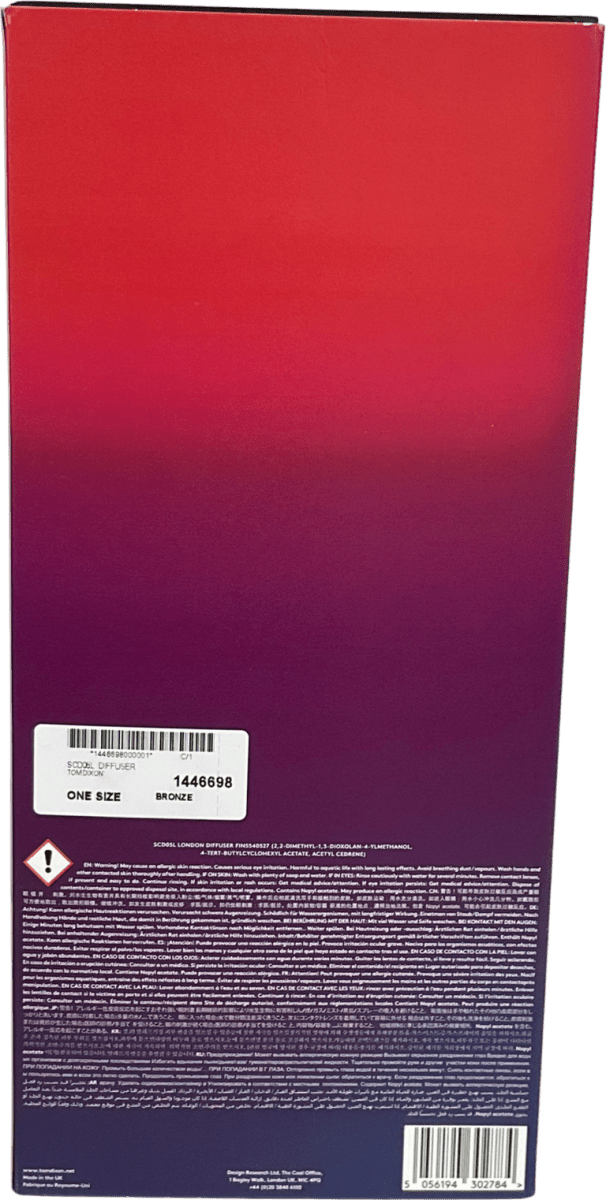 tom dixon Brown Eclectic Reed Diffuser - 200ml Bronze One Size - Reliked