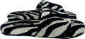 TOM FORD - Harrison Logo - Embroidered Zebra - Print Terry Slider Sandals UK 9 EU 43 👞 - Reliked