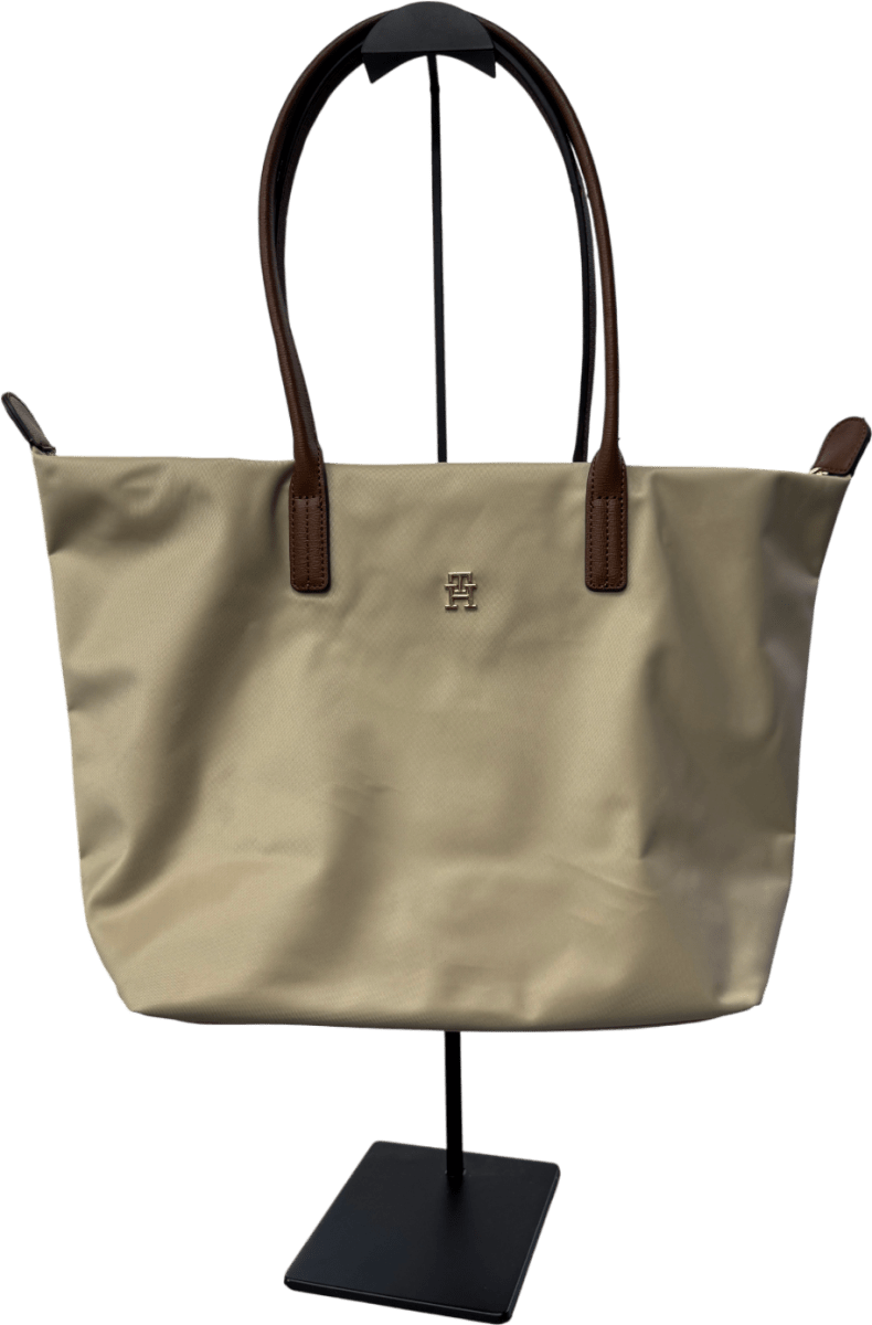 Tommy Hilfiger Beige Popette Tote Bag, Sandalwood One Size - Reliked