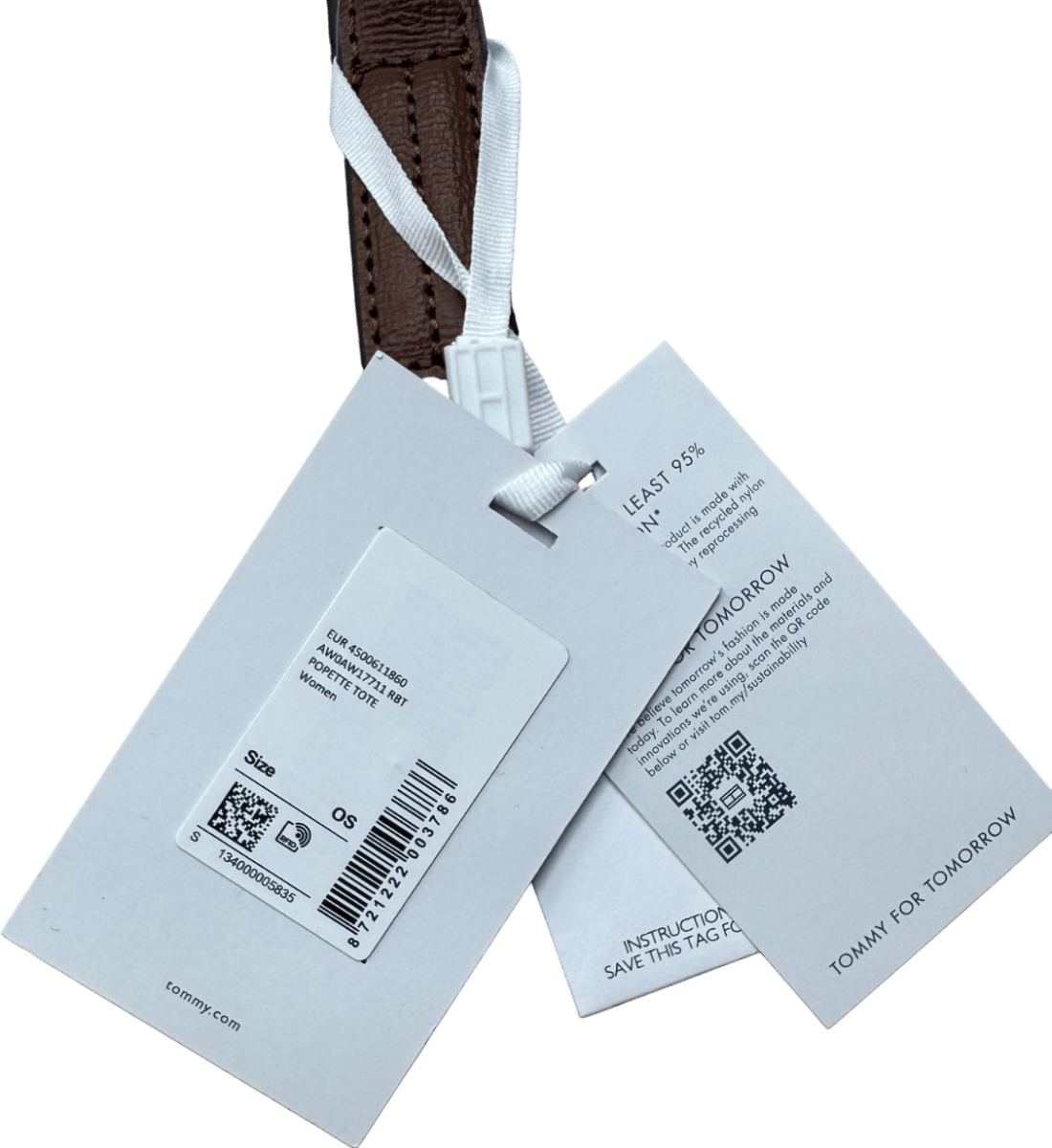 Tommy Hilfiger Beige Popette Tote Bag, Sandalwood One Size - Reliked