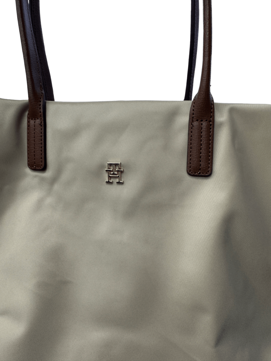 Tommy Hilfiger Beige Popette Tote Bag, Sandalwood One Size - Reliked