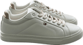 Tommy Hilfiger Cream Leather Court Trainers UK 6 EU 39 👠 - Reliked