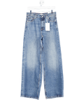 Tommy Hilfiger Mid Blue 70s High Rise Wide Leg Jeans L32 W28 - Reliked