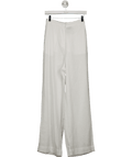 Tommy Hilfiger White Linen Blend Tailored Straight Leg Trousers UK 4 - Reliked