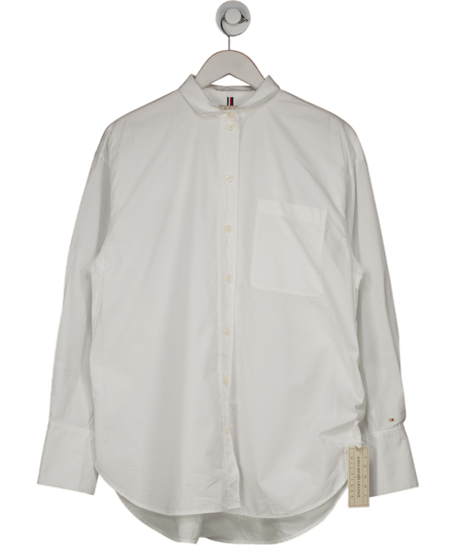 Tommy Hilfiger X Sofia White Richie Grainge Oversize Boyfriend Shirt UK XS - Reliked