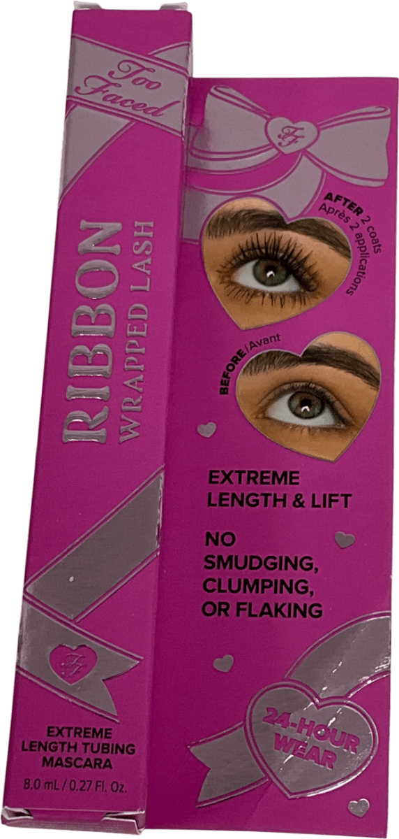 Too Faced Ribbon Wrapped Lash Extreme Length Tubing Mascara Black 8ml - Reliked