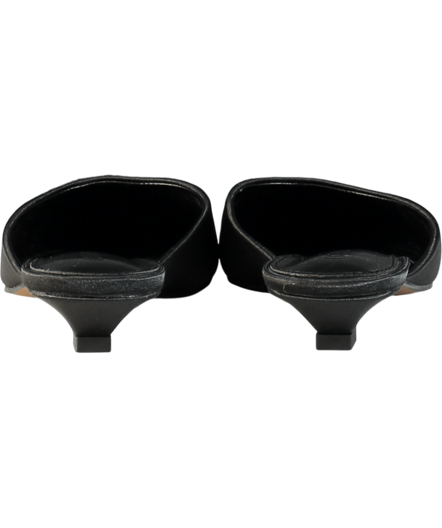 Topshop Black Kitten Heel Mules UK 5 EU 38 👠 - Reliked