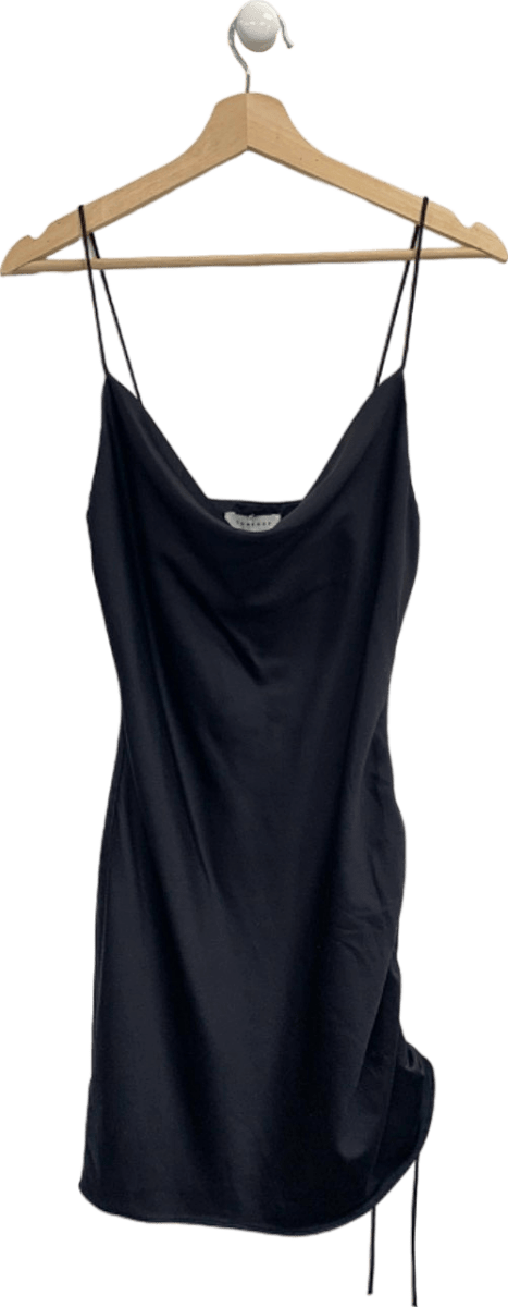 Topshop Black Slip Dress UK 8 - Reliked