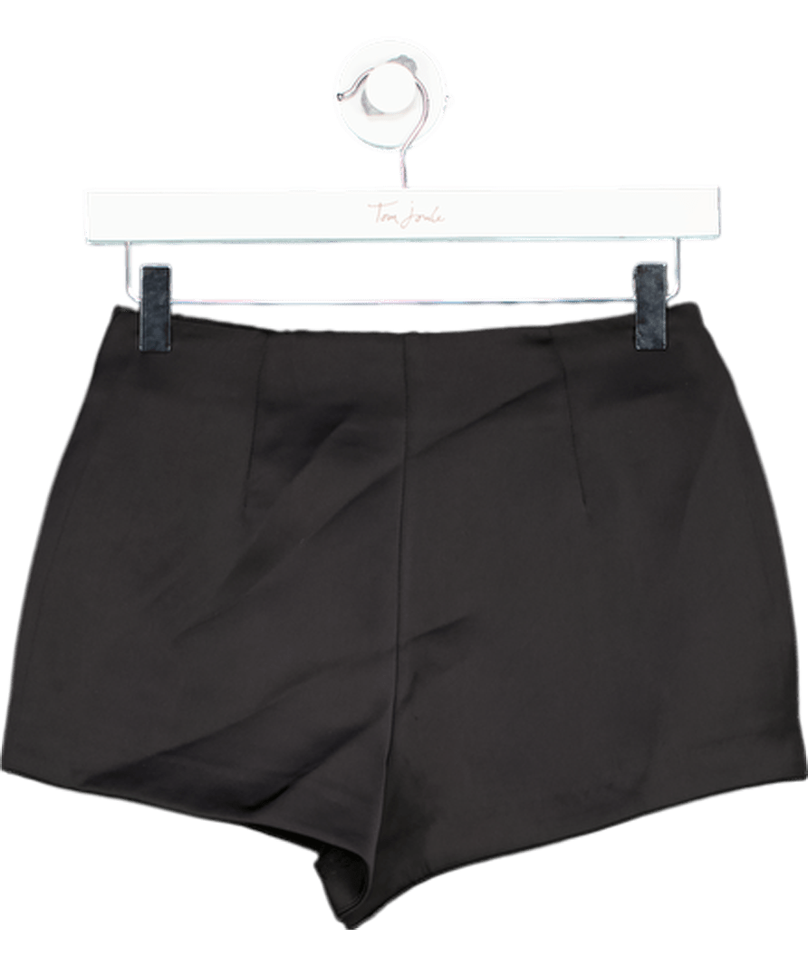 Topshop Black Tailored Short Shorts UK 6 - Reliked