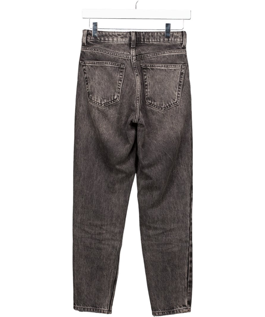 Topshop Black Wash Mom Jeans L30 W25 - Reliked