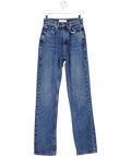 Topshop Blue Kort High Rise Straight Jean W25 - Reliked