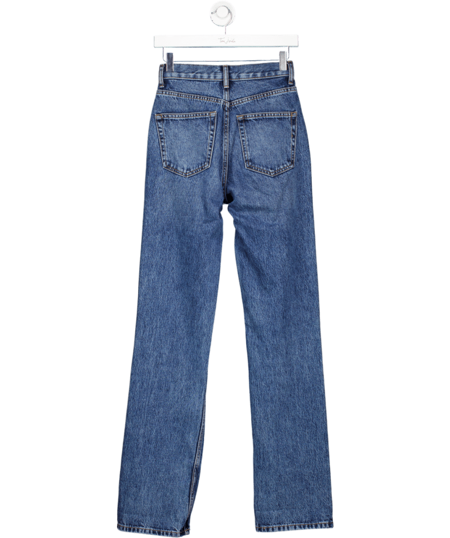 Topshop Blue Kort High Rise Straight Jean W25 - Reliked