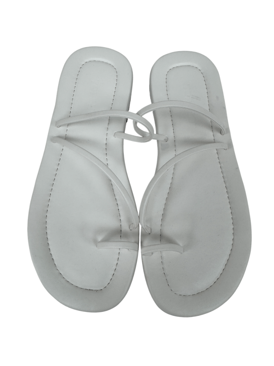 Topshop Jasper Minimal Sandal In White UK 7 EU 40 👠 - Reliked