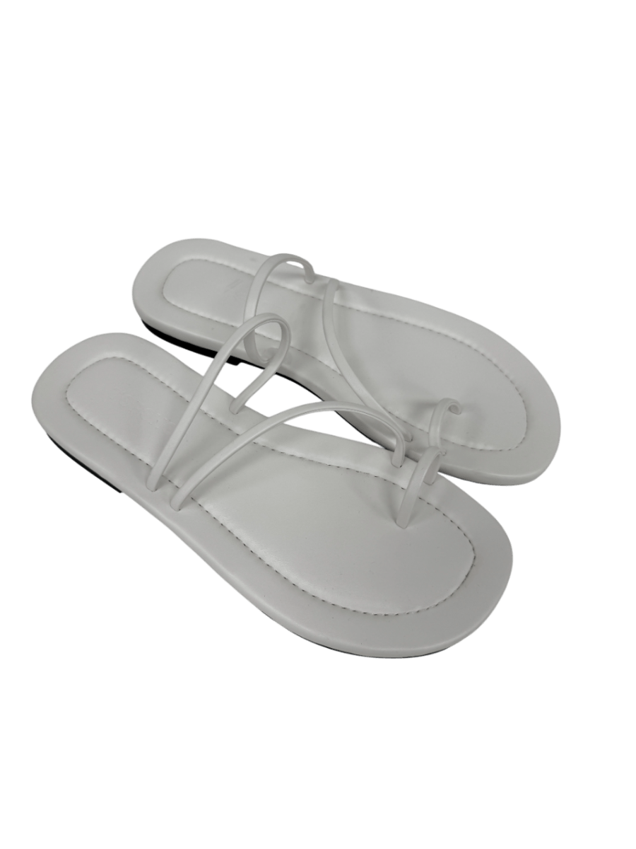 Topshop Jasper Minimal Sandal In White UK 7 EU 40 👠 - Reliked