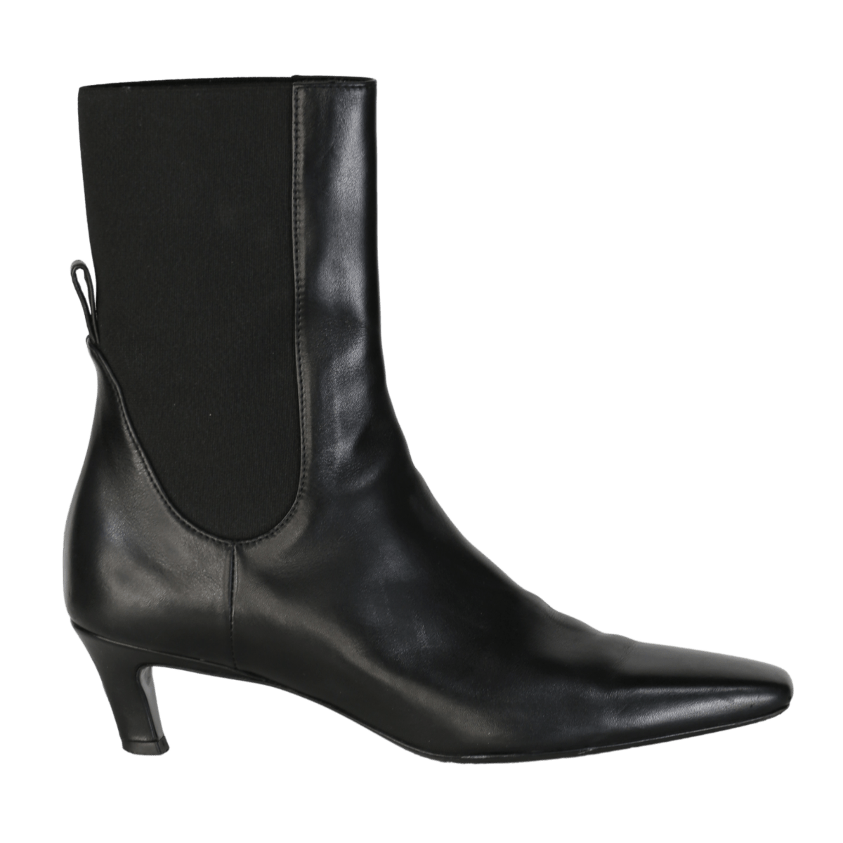 Totême Black Leather Ankle Boots UK 5 EU 38 👠 - Reliked