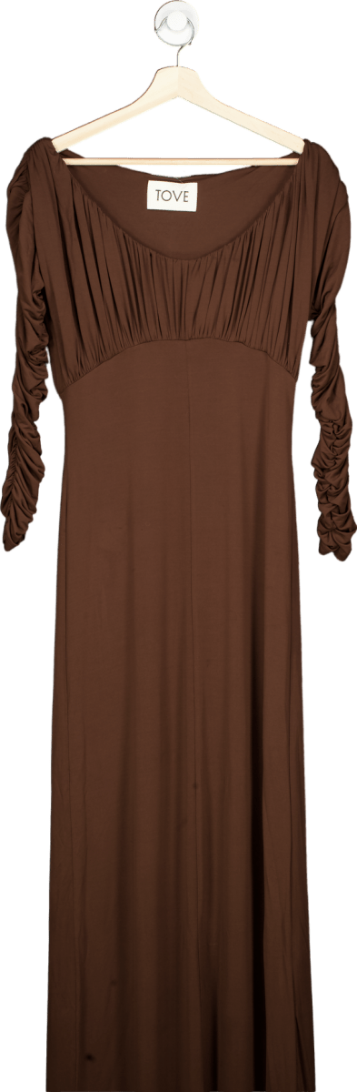 Tove Chocolate Safia Dress UK 10 - Reliked