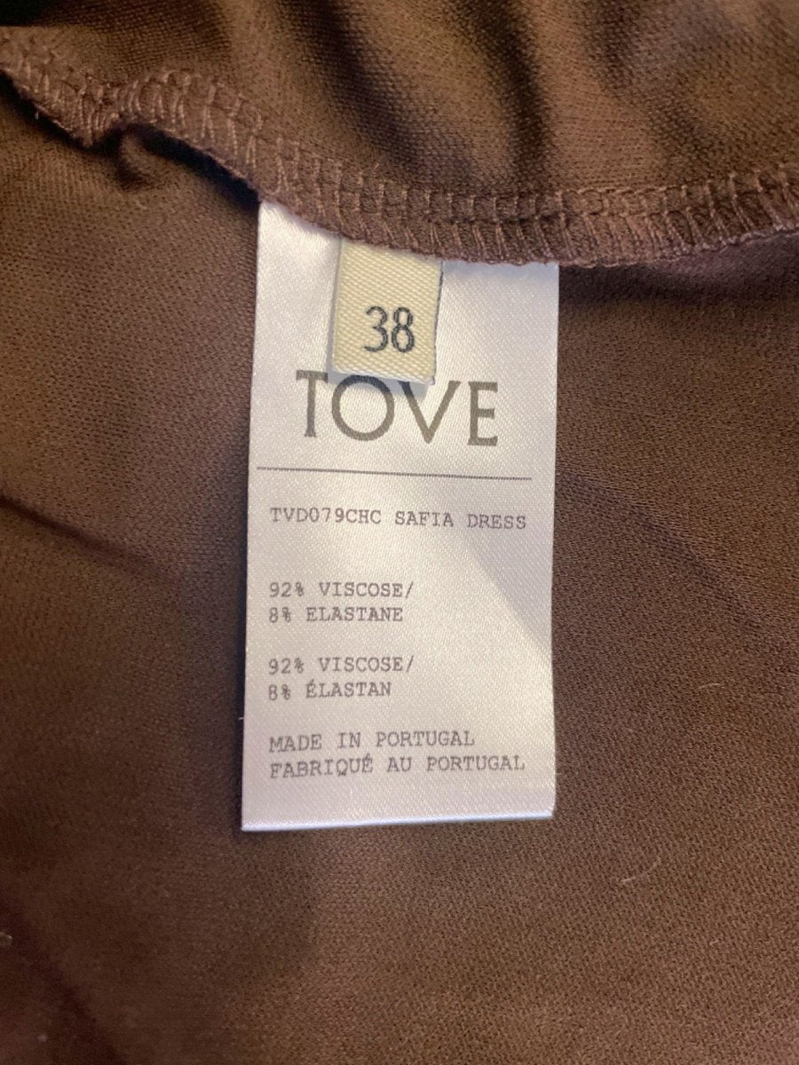 Tove Chocolate Safia Dress UK 10 - Reliked