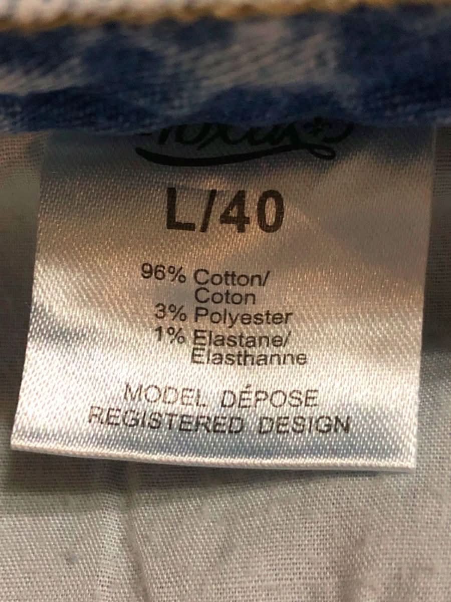 Toxik3 Light Blue Frayed Hem Jeans UK 12 - Reliked