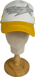 trapstar Star Diamante Trucker Yellow One Size - Reliked