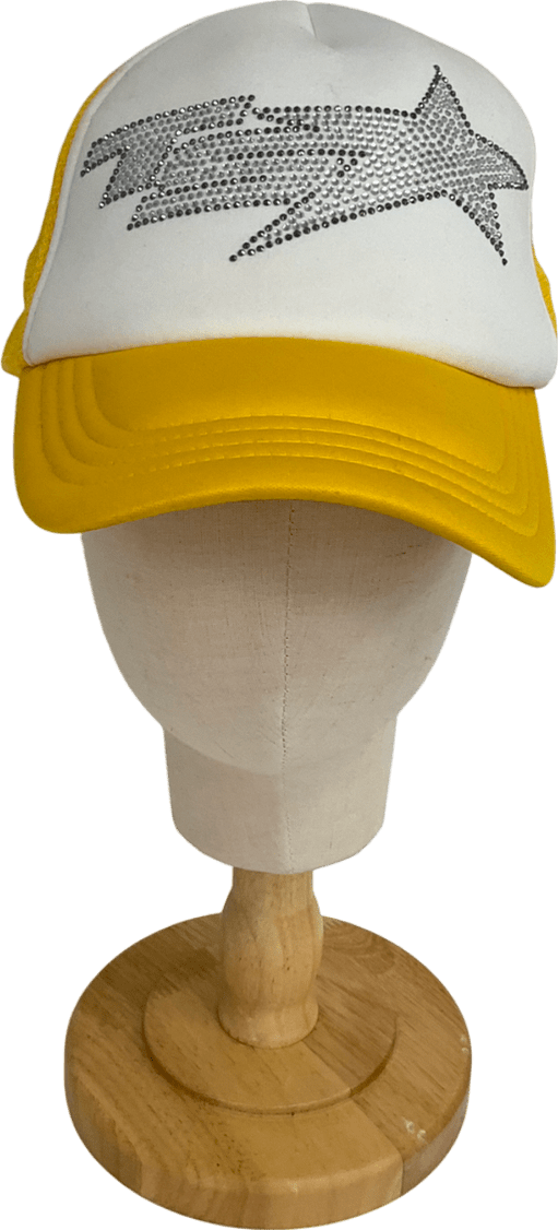 trapstar Star Diamante Trucker Yellow One Size - Reliked