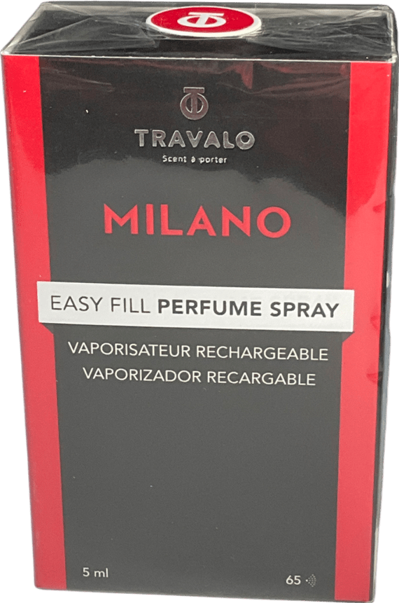 Travalo Milano Red Travel Atomiser Milano 5ml - Reliked