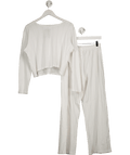 Treats White Pointelle Pyjama Set UK L - Reliked