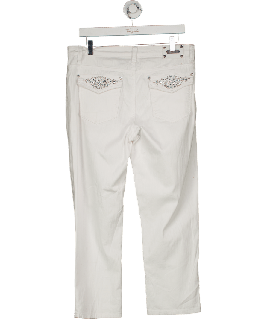 Tru Luxe jeans White Embellished Pocket Jeans W30 - Reliked