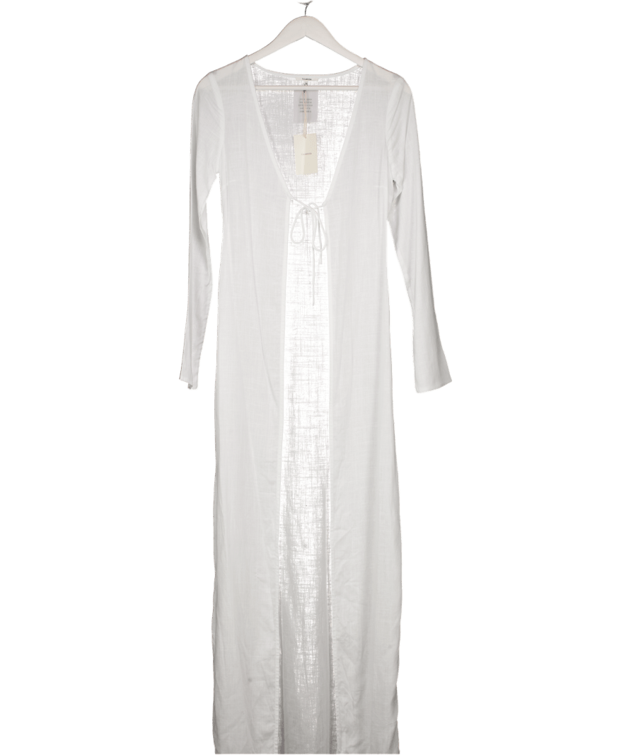 Tularosa White Jolanda Robe UK XS - Reliked