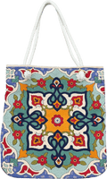 Turkish Tulip Handmade Shoulder Tote Bag - Reliked
