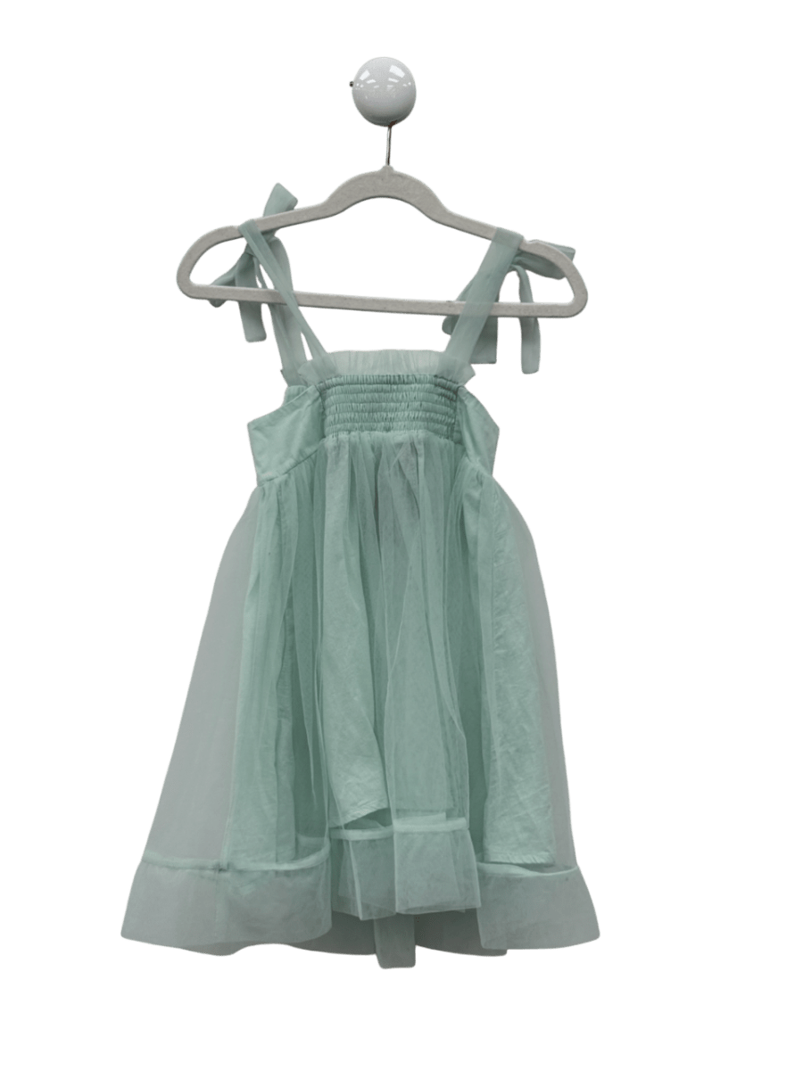 TUTU DU MONDE Mint Green Embellished Tulle Skirt Dress 2 - 3Years - Reliked