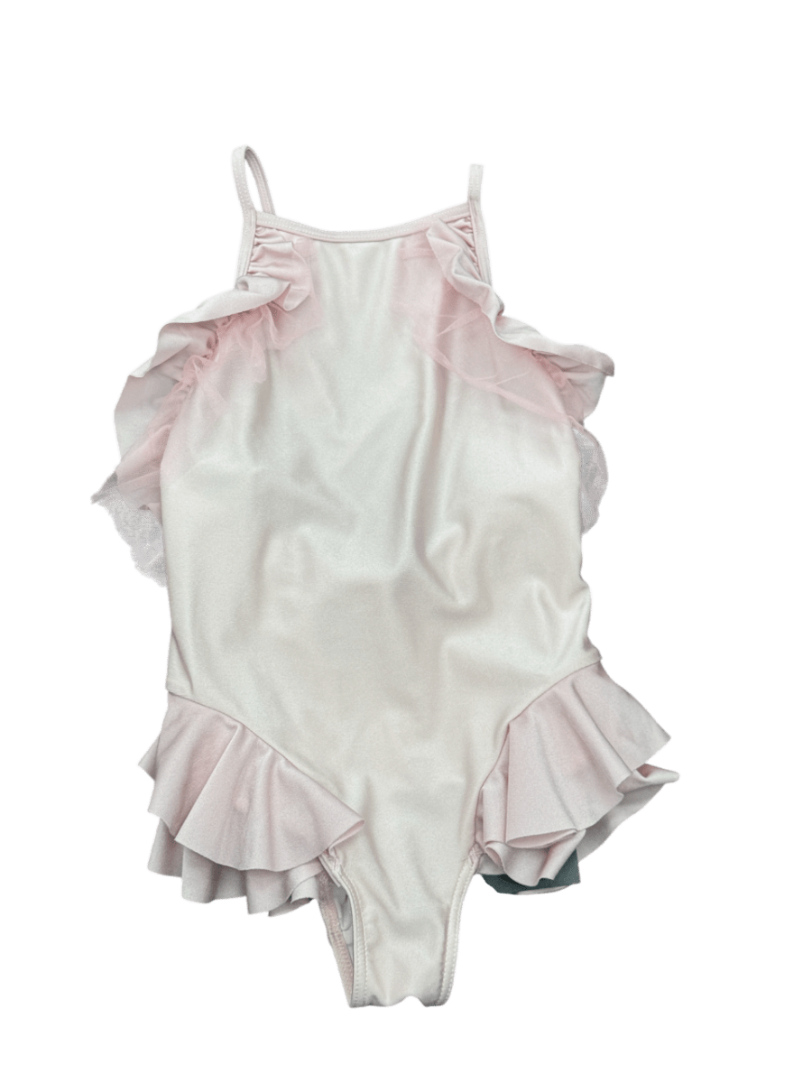 TUTU DU MONDE Pink Ruffle Tulle Swimsuit 4 - 5 Years - Reliked