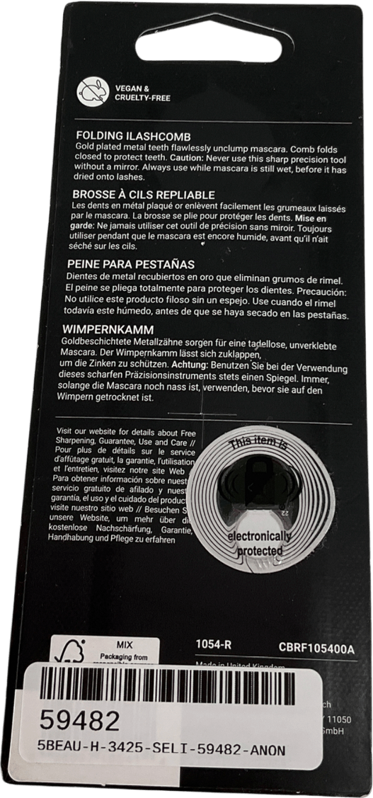 Tweezerman Folding Lash Comb One size - Reliked