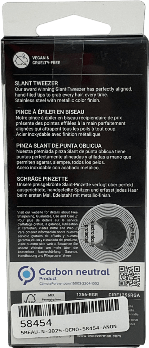 Tweezerman Slant Tweezer Stainless Steel One size - Reliked