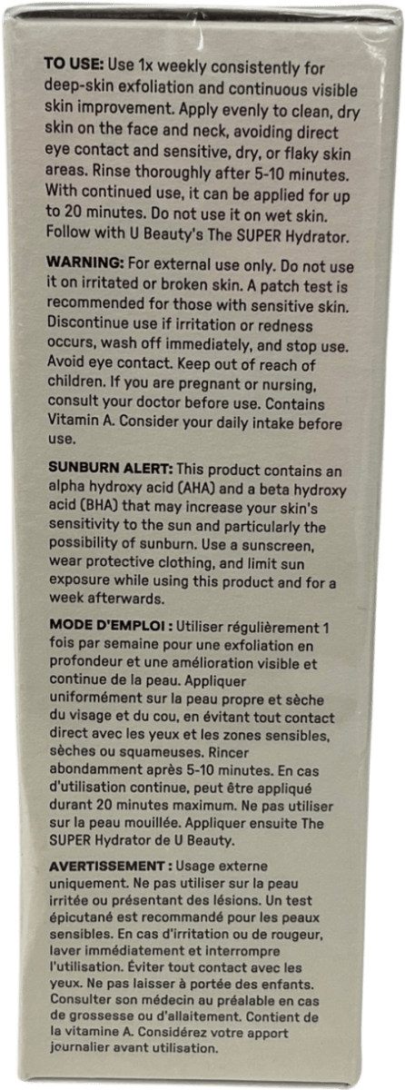 U Beauty Resurfacing Flash Peel 30ml - Reliked