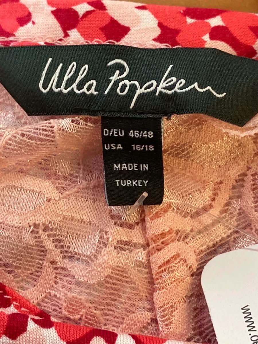 Ulla Popken Red/Pink Floral Print Sundress EU 46/48 - Reliked