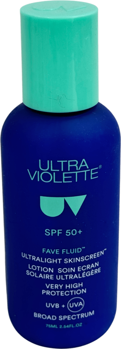 Ultra Violette Fave Fluid Spf 50+ Lightweight Skinscreen 75ml - Reliked