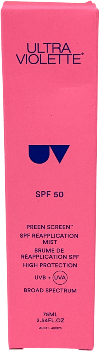 ultra violette Preen Screen Reapplication Mist 75ml - Reliked