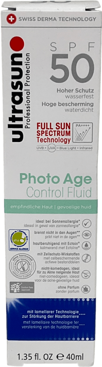 Ultrasun Photo Age Control Fluid Spf50 40ml - Reliked