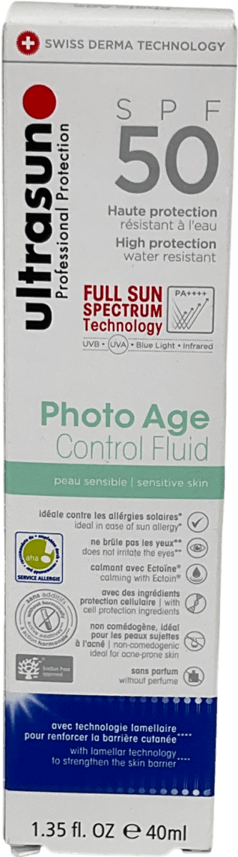 Ultrasun Photo Age Control Fluid Spf50 40ml - Reliked