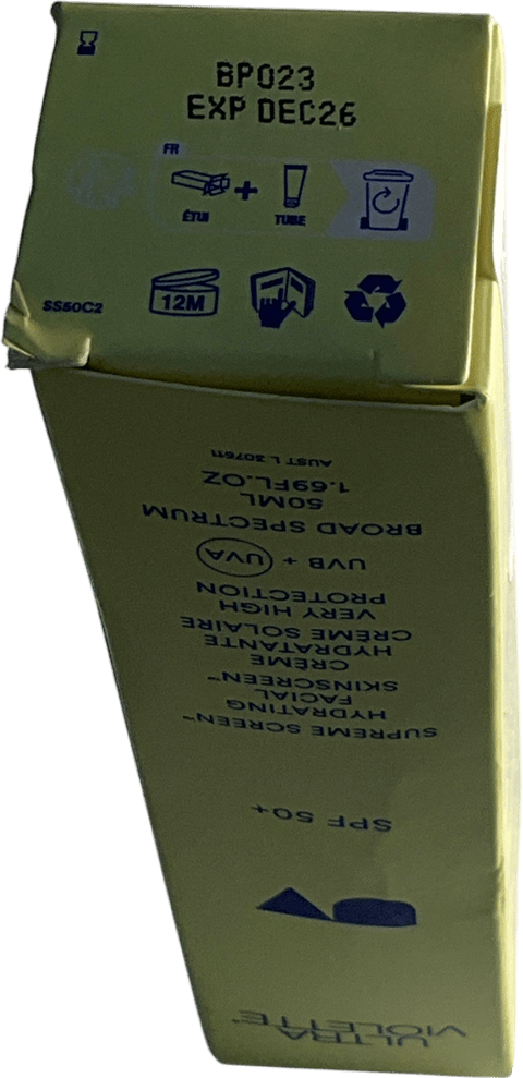 ultraviolette Supreme Screen Spf 50+ Hydrating Skinscreen 50ml - Reliked