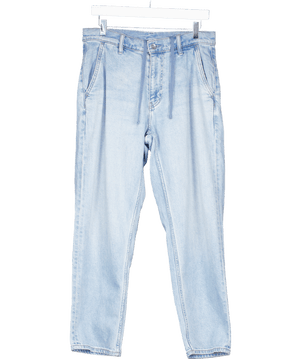 Uniqlo Light Blue Tapered Denim Trousers UK S