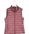 Uniqlo Purple Ultra Light Down Vest UK S - Reliked