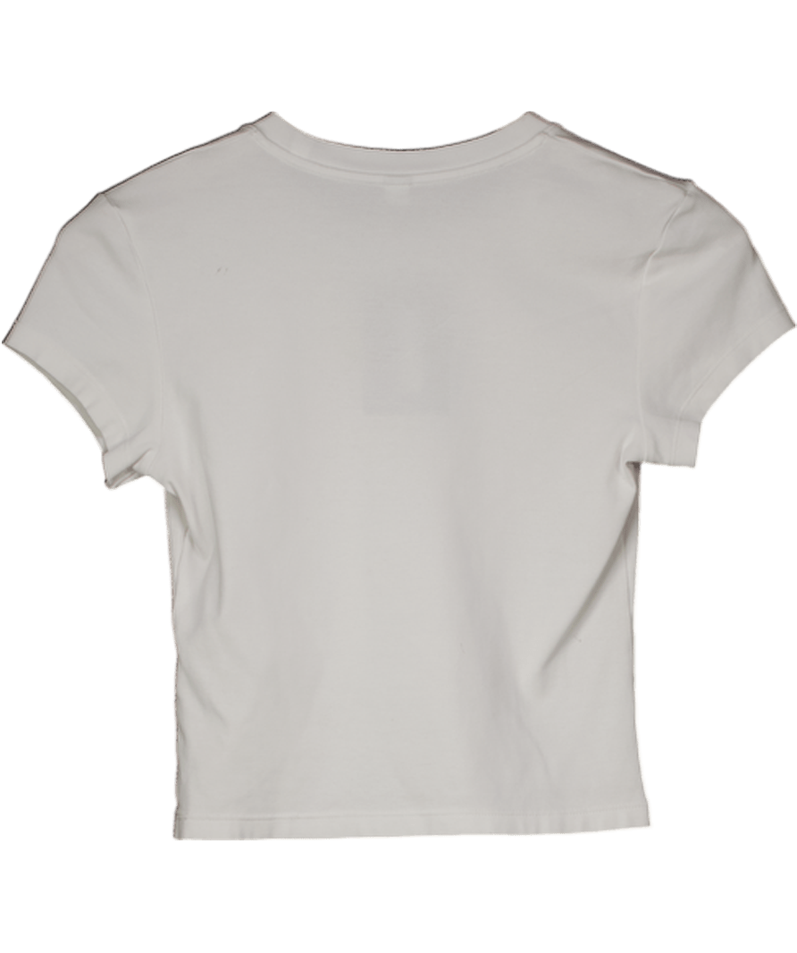 Uniqlo White Mini T-shirt UK XS - Reliked