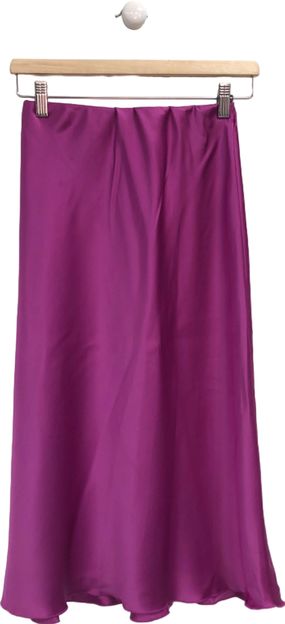 Nanushka Purple Midi Skirt UK XS