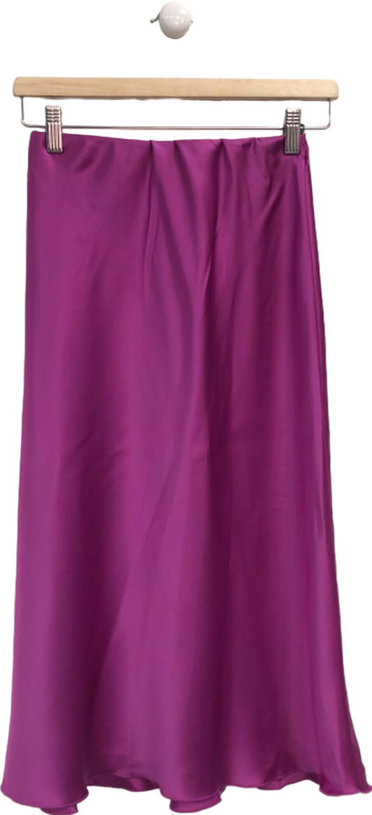 Nanushka Purple Midi Skirt UK XS