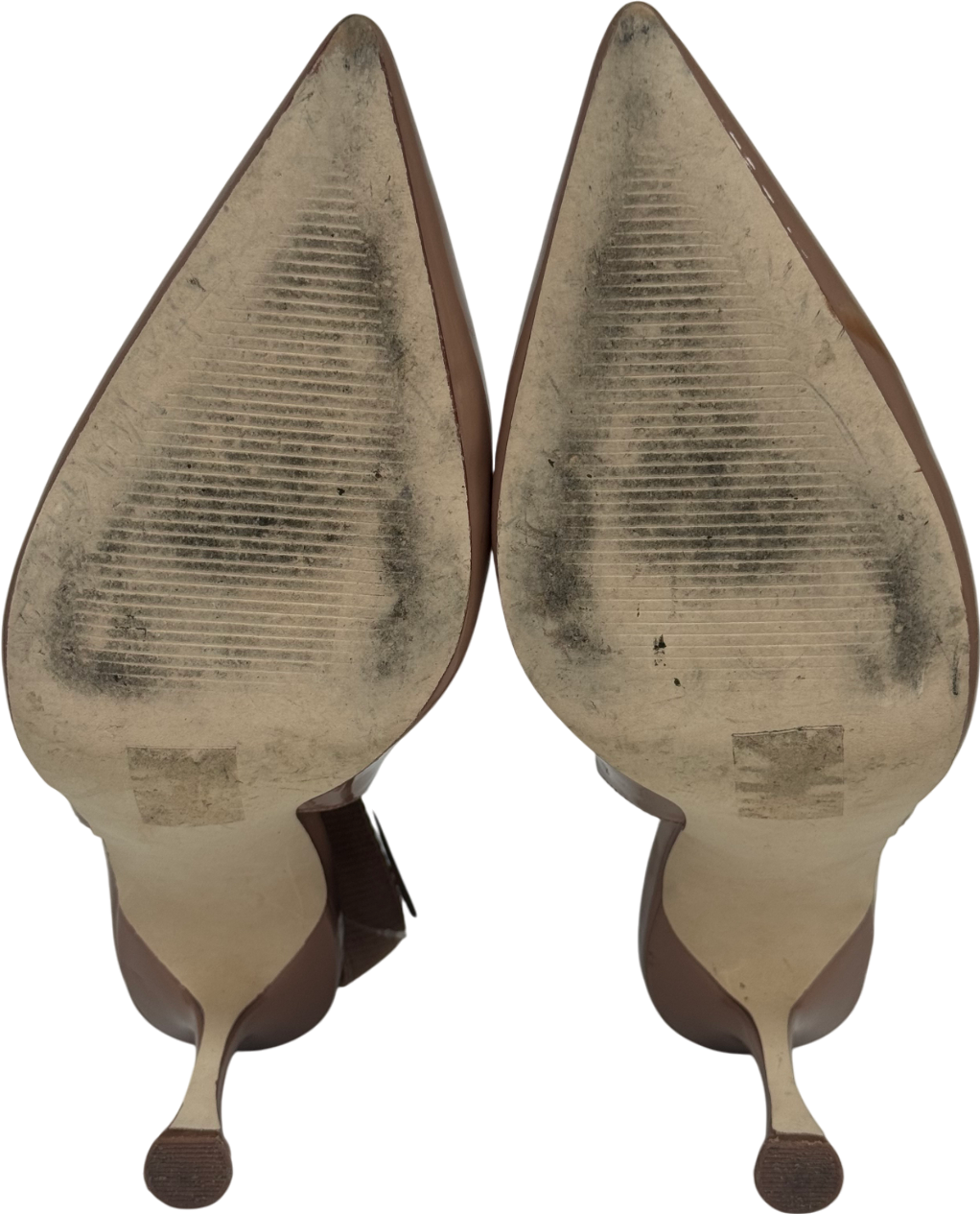 STEVE MADDEN Nude Brylie Pump Blush Patent Heels UK 6 EU 39 👠