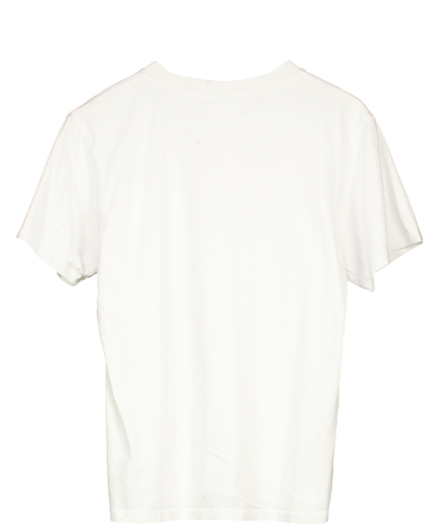 Anine Bing White Logo-print Cotton T-shirt UK S
