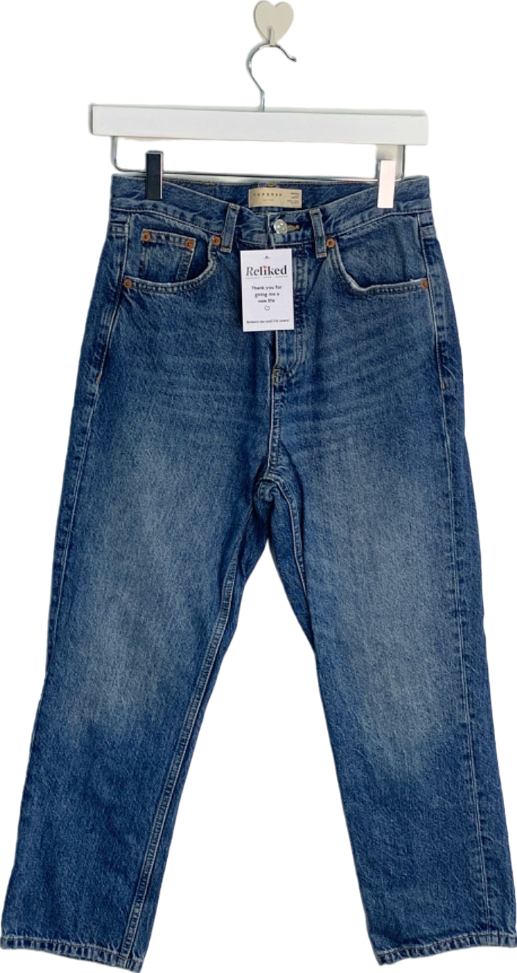Topshop Blue Editor Jeans UK 8