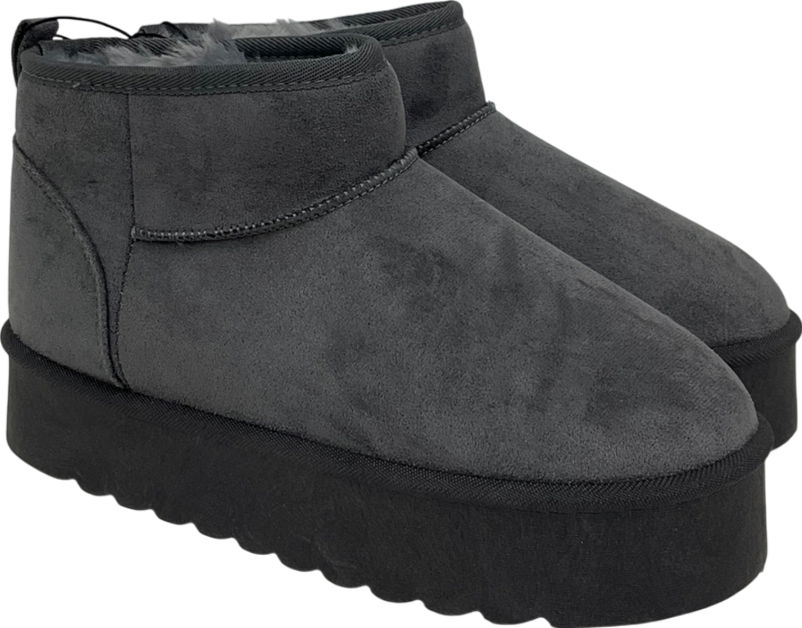 New Look Grey Platform Uggs UK 6 EU 39 👠